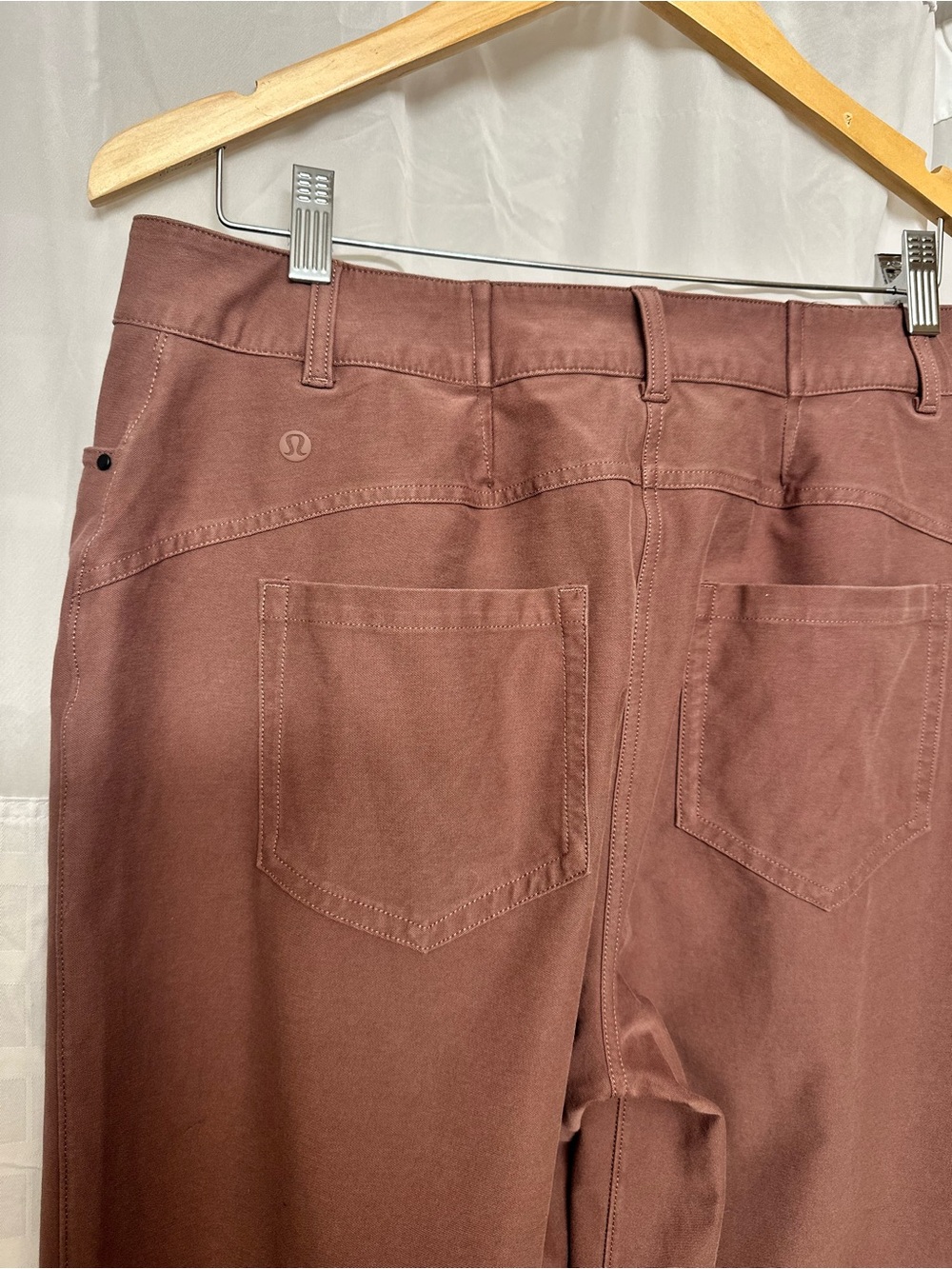 Lululemon City Sleek 5 Pocket High-Rise Wide-Leg Pant Full Length Dark Oxide 32 - Picture 7 of 11